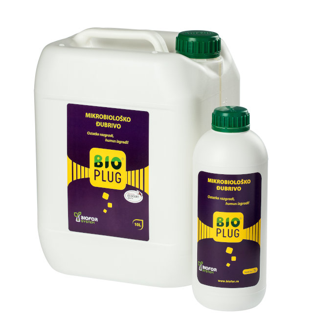 Dva pakovanja preparata BioPlug od 5l i 1l